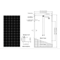 Commercial use  of  365watt 370watt 375watt monocrystalline 72 cells  solar panel free shipping